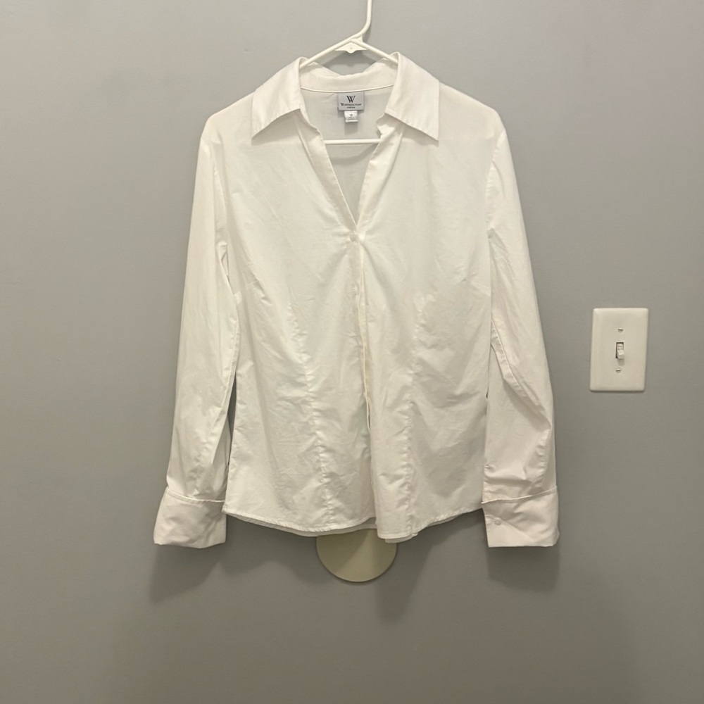 Worthington off white Stretch Blouse - Picture 3 of 6